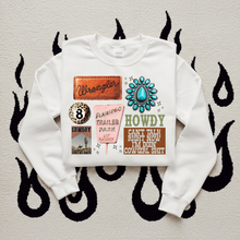 Load image into Gallery viewer, Cowgirl Collage TEE, CREWNECK or QUARTER ZIP
