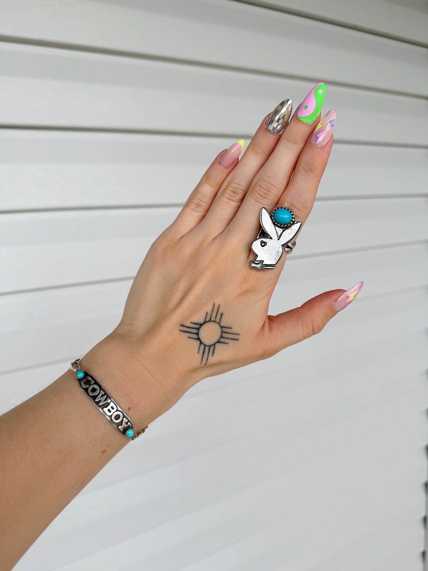 Turquoise Bunny Ring