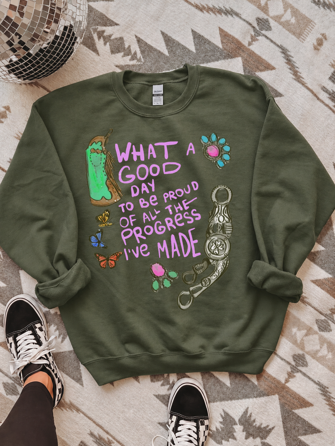 What A Good Day Crewneck