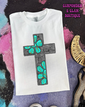 Load image into Gallery viewer, Western Cross Tee or Crewneck

