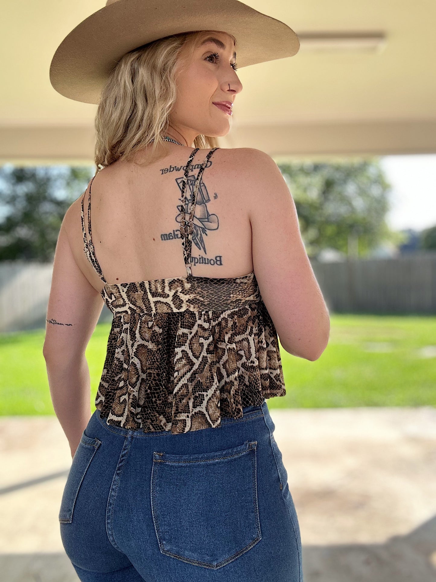The Snake Skin Tank