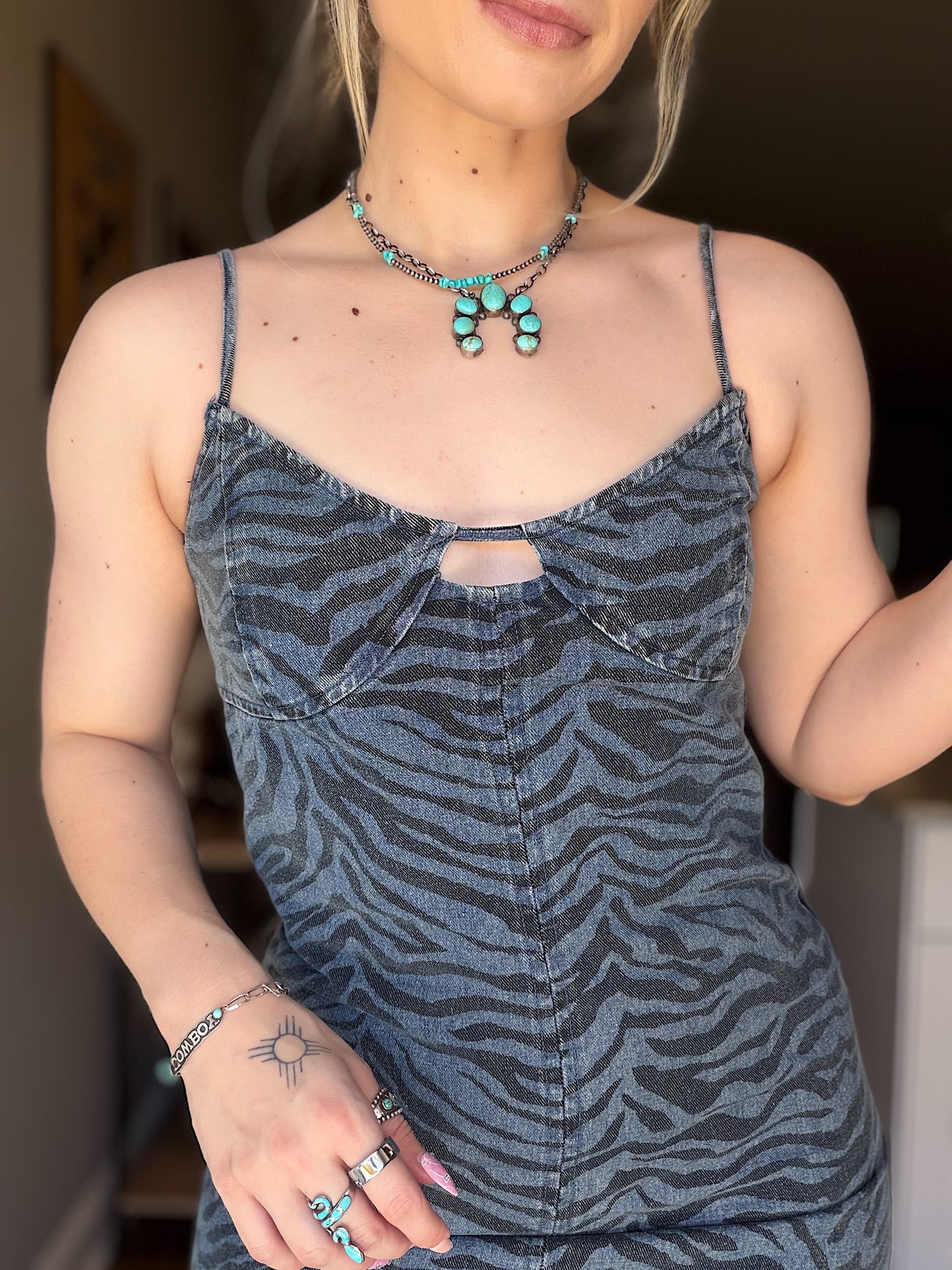 Zebra Mini Dress