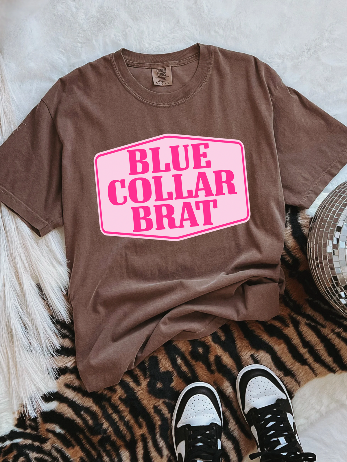 Blue Collar Brat COMFORT COLORS TEE