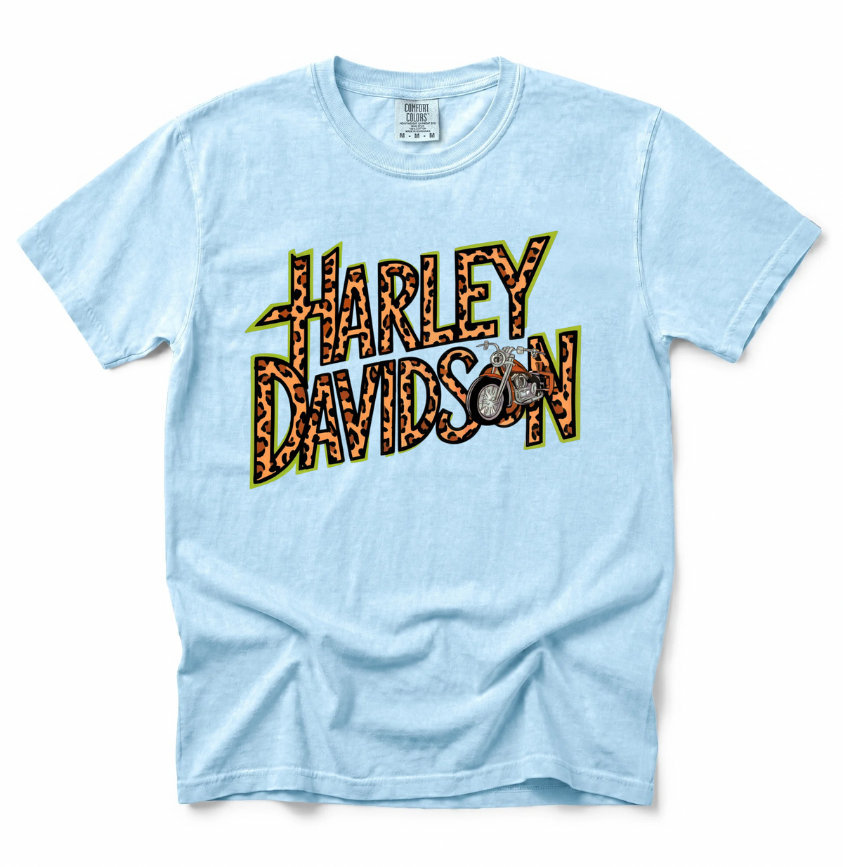 Leopard Harley COMFORT COLORS TEE