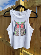 Load image into Gallery viewer, Leopard Chaps Cropped Tank
