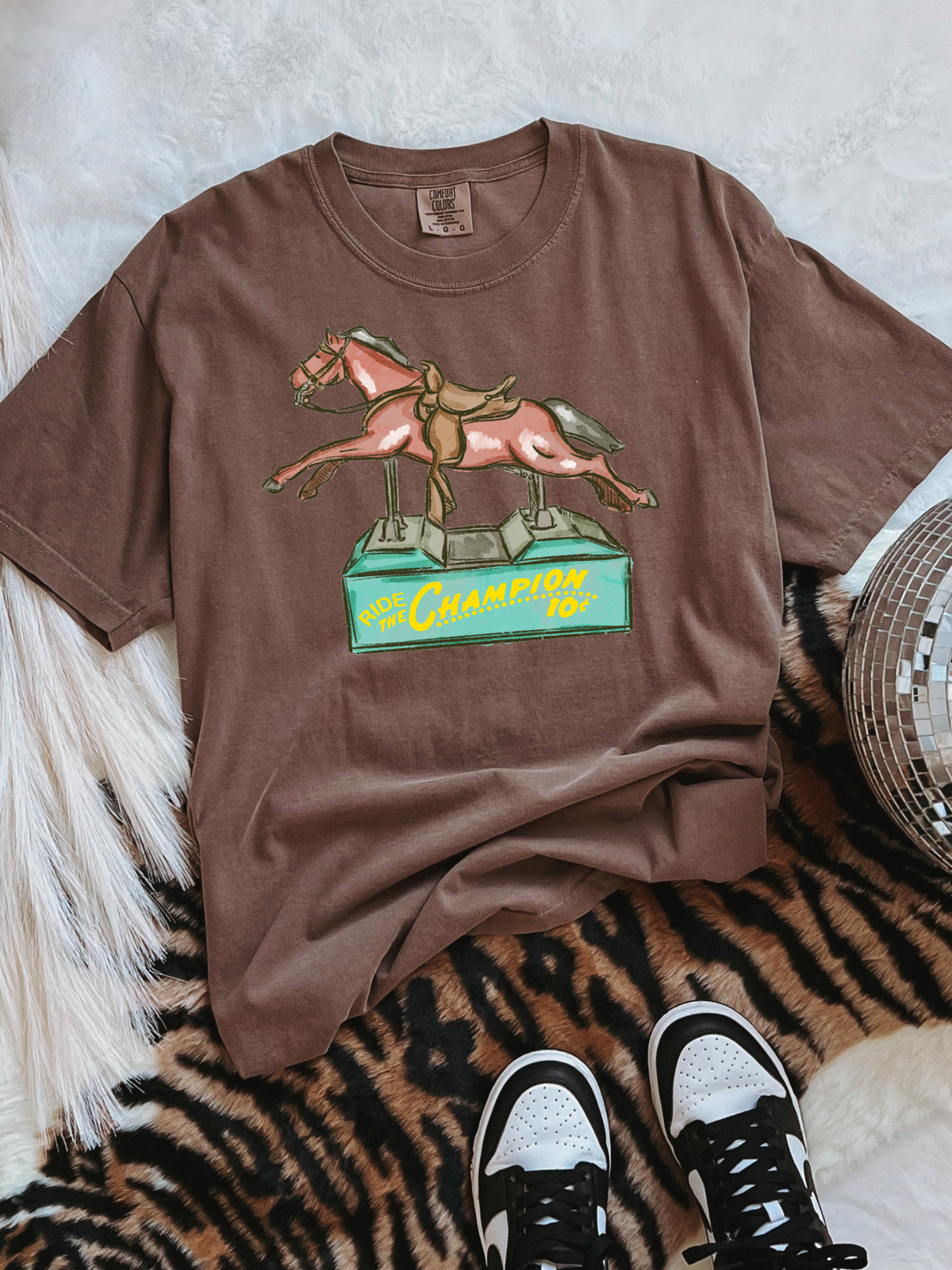 Carnival Cowgirl COMFORT COLORS TEE
