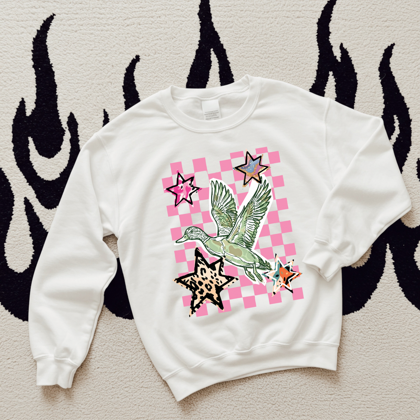 Pink Skies & Duck Vibes TEE or CREWNECK