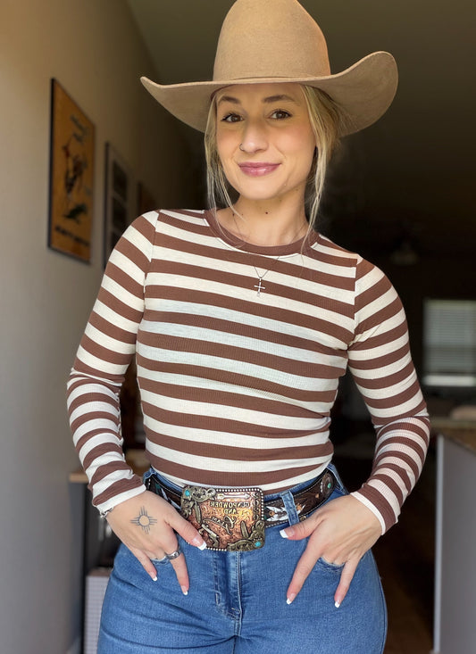 Long Sleeve Stripe Tee
