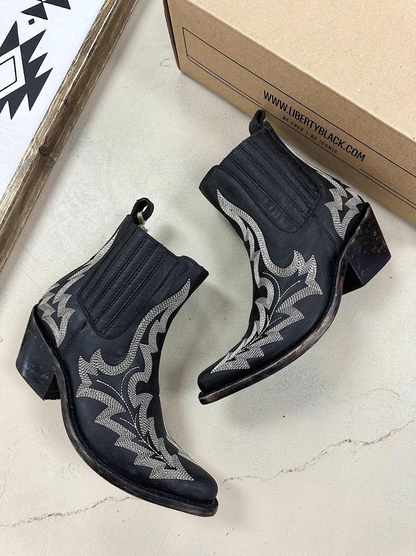 Liberty Black Caborca Booties