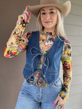 Load image into Gallery viewer, The Rodeo Poster Mesh Top
