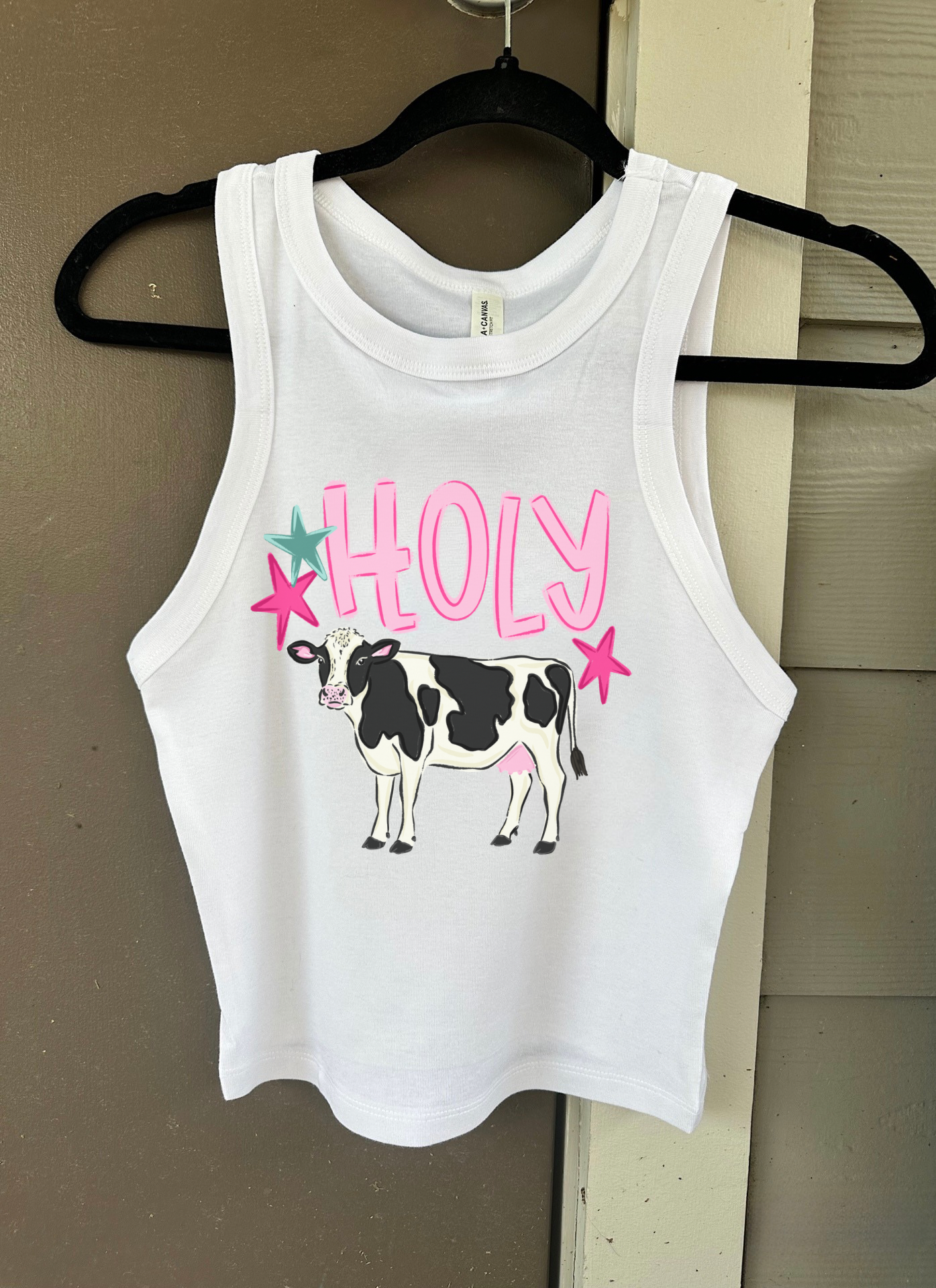 Holy Cow Cropped Tank
