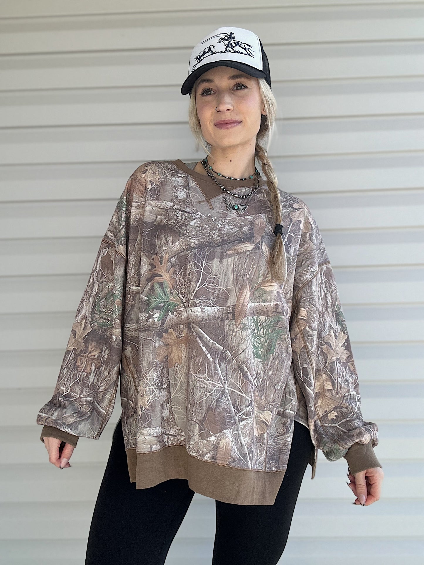 The Vintage Camo Top