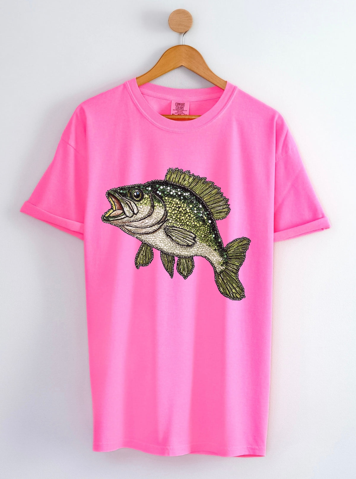 Faux Rhinestone Bass COMFORT COLORS TEE
