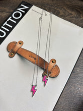 Load image into Gallery viewer, Hot Pink Bolt Necklace
