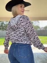 Load image into Gallery viewer, Rodeo Time Zip Up Hoodie
