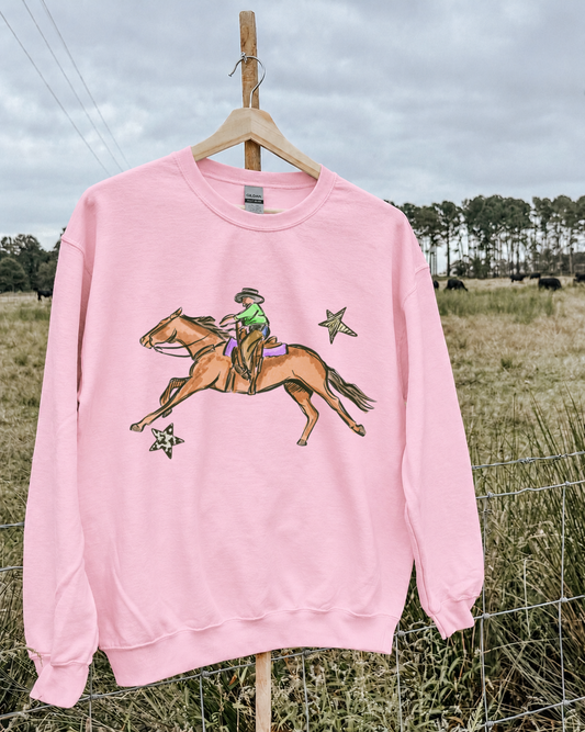 Cosmic Cowboy Crewneck