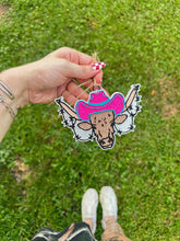Load image into Gallery viewer, Cowboy Hat Steer Car Freshie

