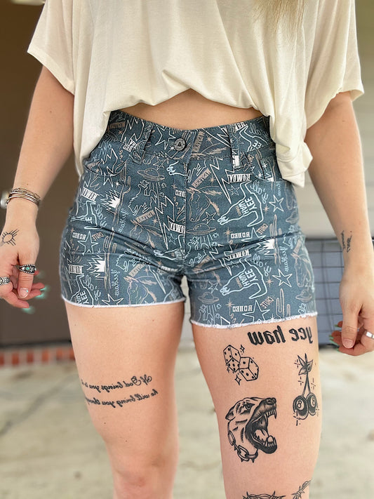 The Crazy Cowboy Shorts