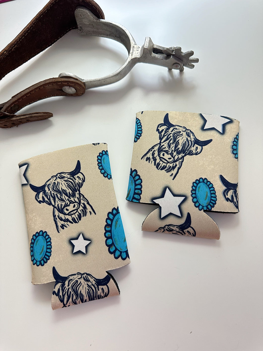 Highland Cow Koozie (2 sizes)