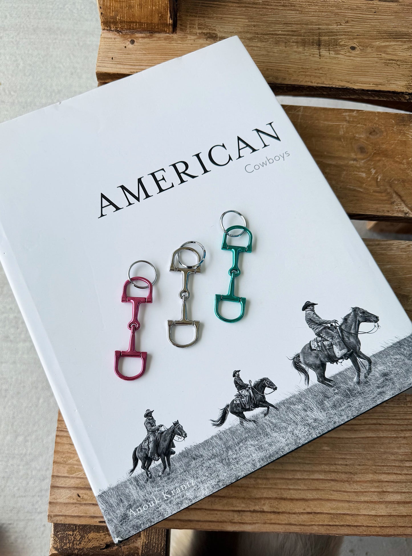 Snaffle Bit Keychain (3 colors)