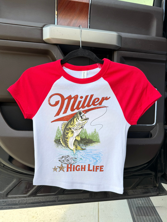 Miller High Life Baby Tee