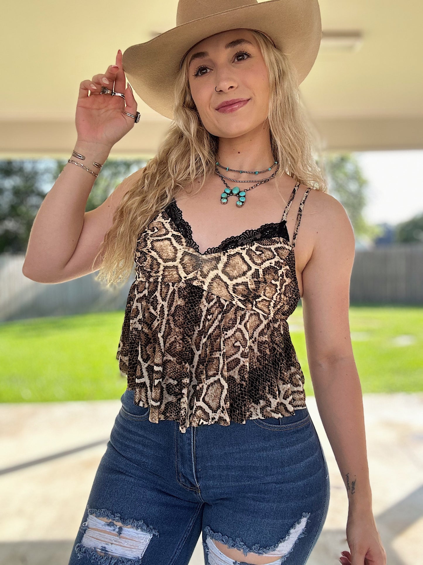 The Snake Skin Tank