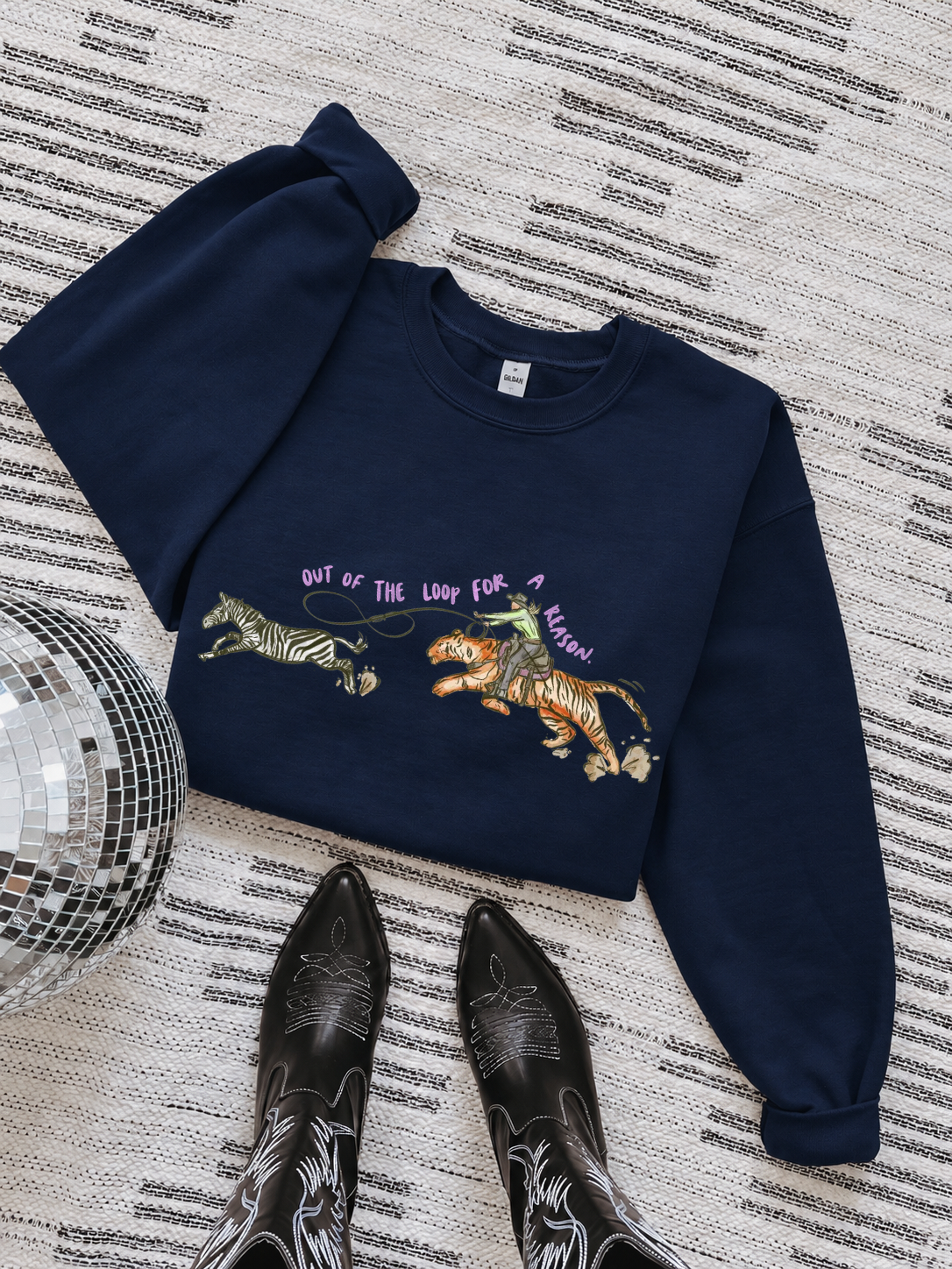Out Of The Loop For A Reason Crewneck