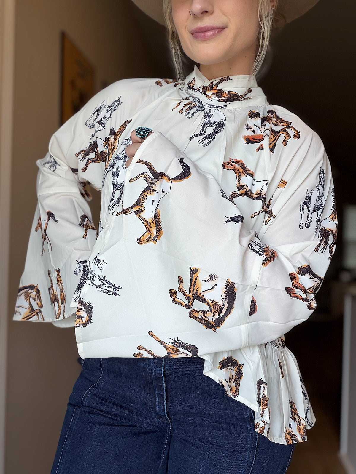 The Western Whimsy Top