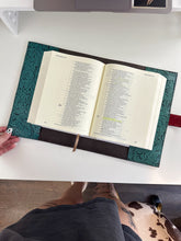 Load image into Gallery viewer, Tooled Leather Bible Cover (Style 9)
