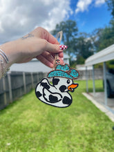 Load image into Gallery viewer, Cowboy Duck Car Freshie
