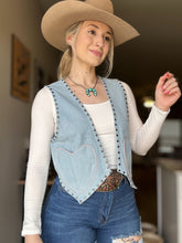 Load image into Gallery viewer, 4 The Love Of Denim Vest
