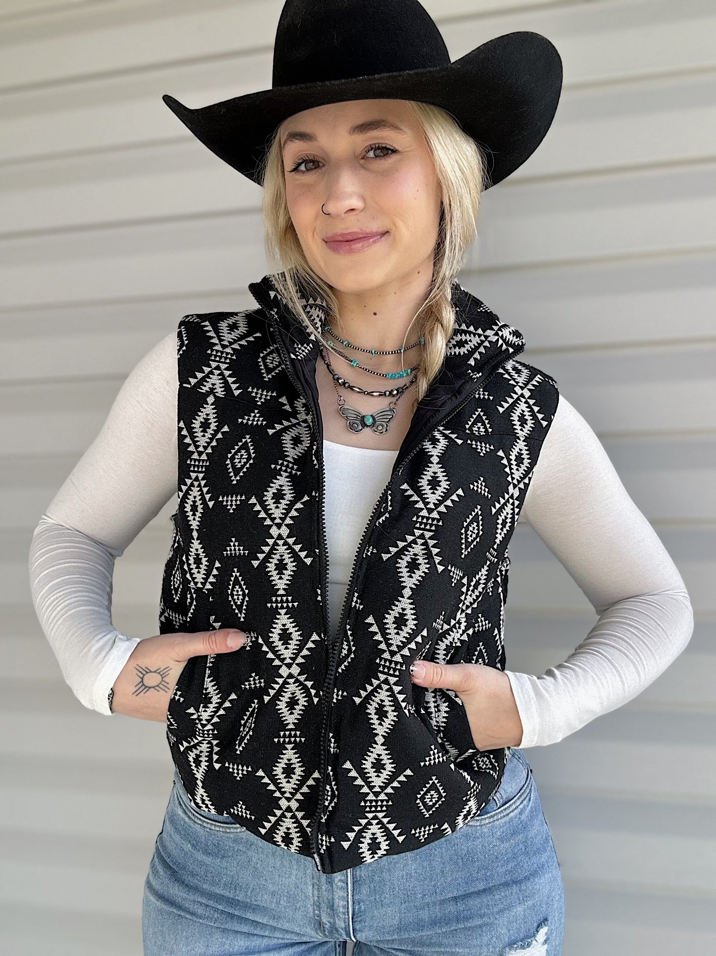 The Aztec Puffer Vest