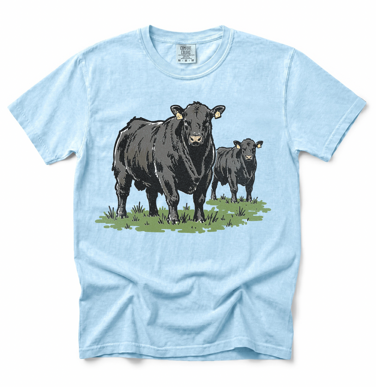 Angus Cow COMFORT COLORS TEE