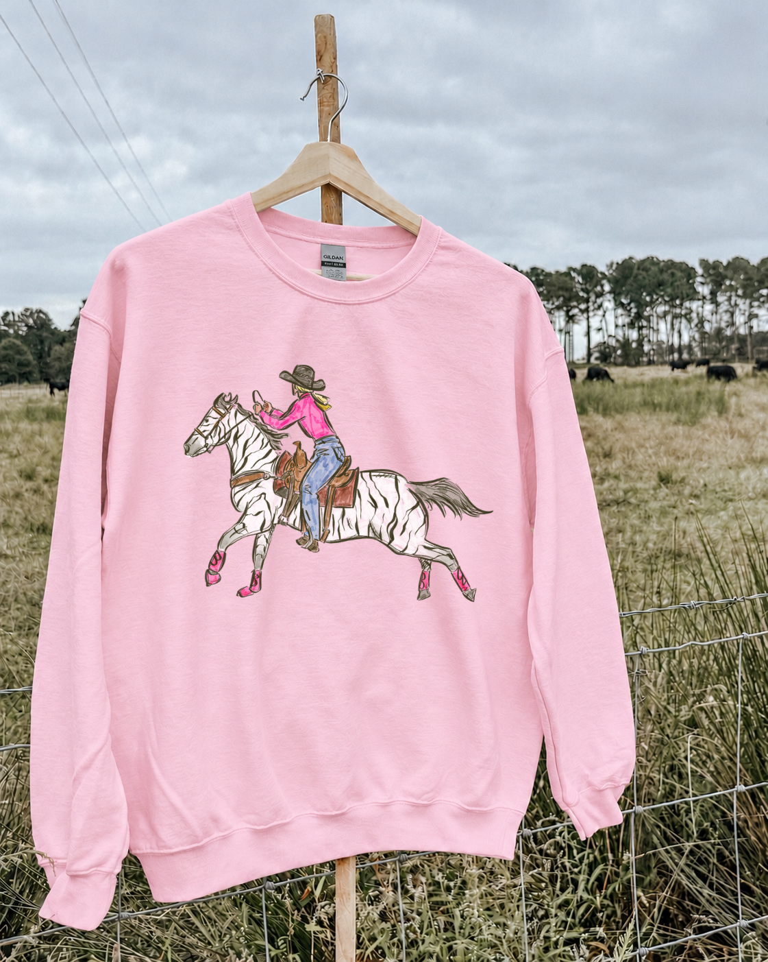 Cowgirl Chaos Crewneck