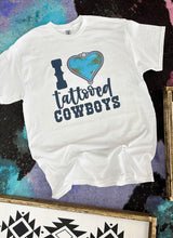 Load image into Gallery viewer, Tattooed Cowboys TEE or CREWNECK
