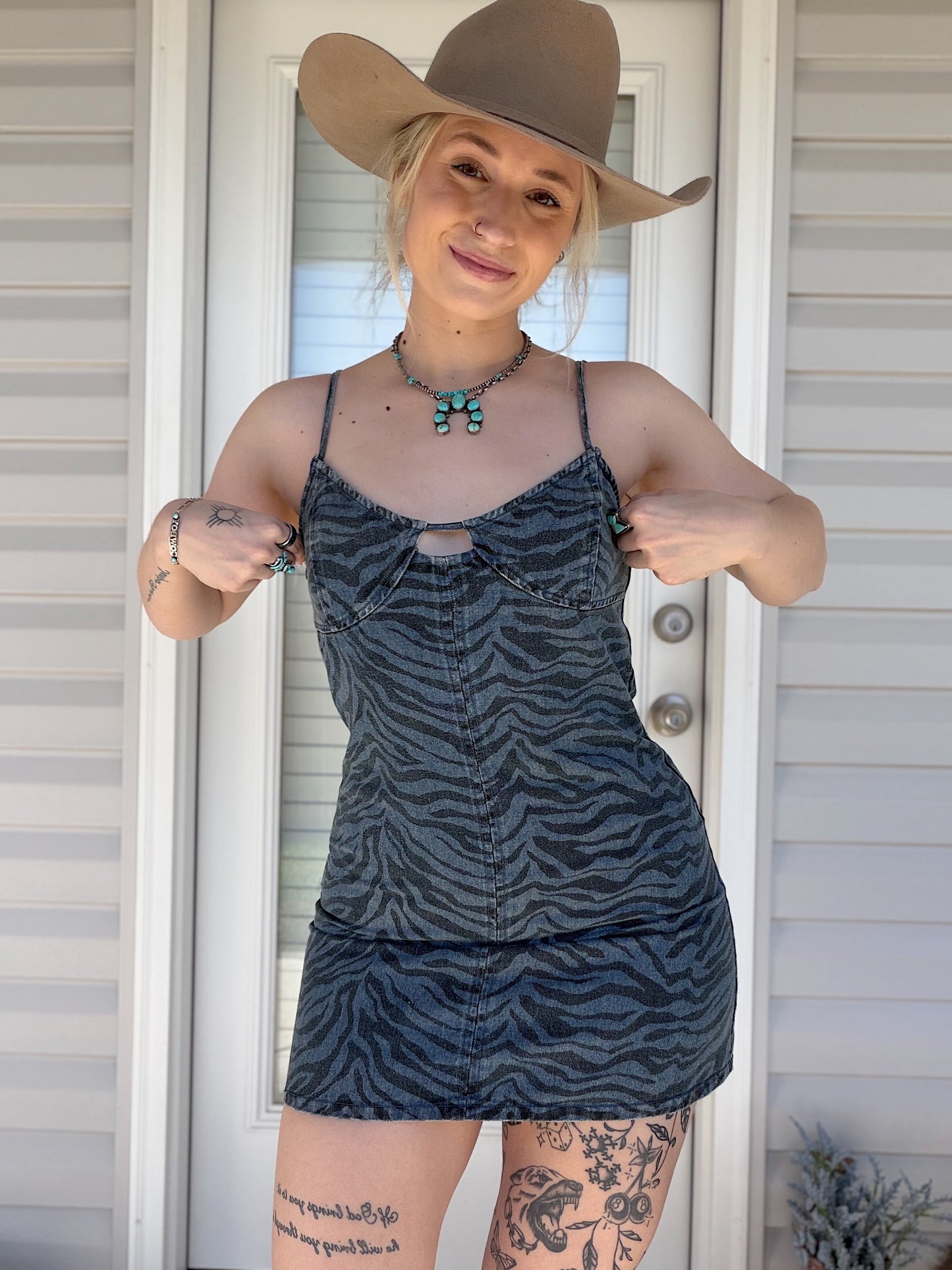Zebra Mini Dress