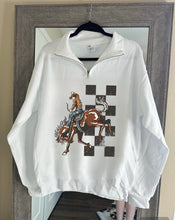 Load image into Gallery viewer, Checkered Cowboy Quarter Zip
