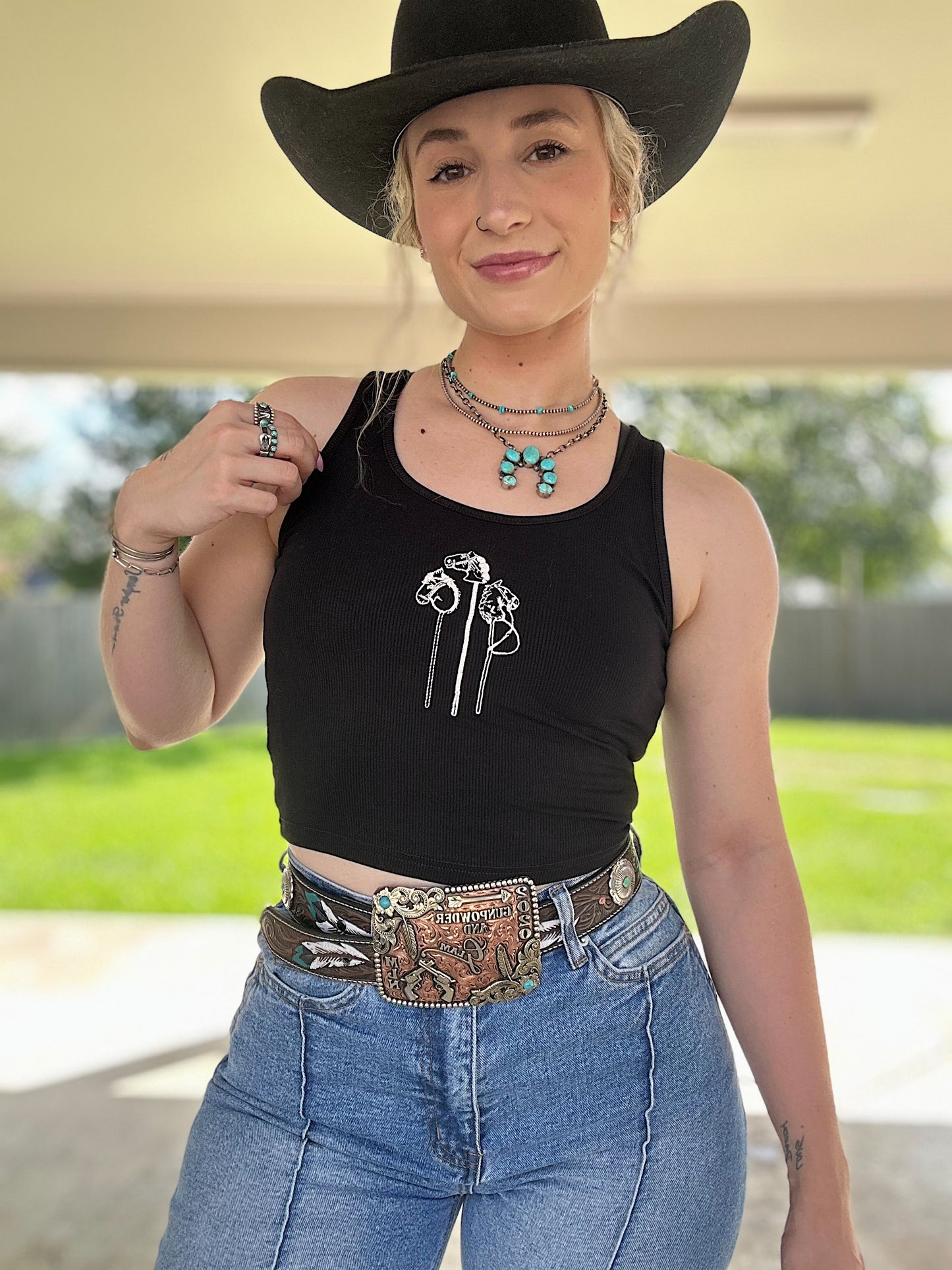 Stick Pony Ribbed Tank