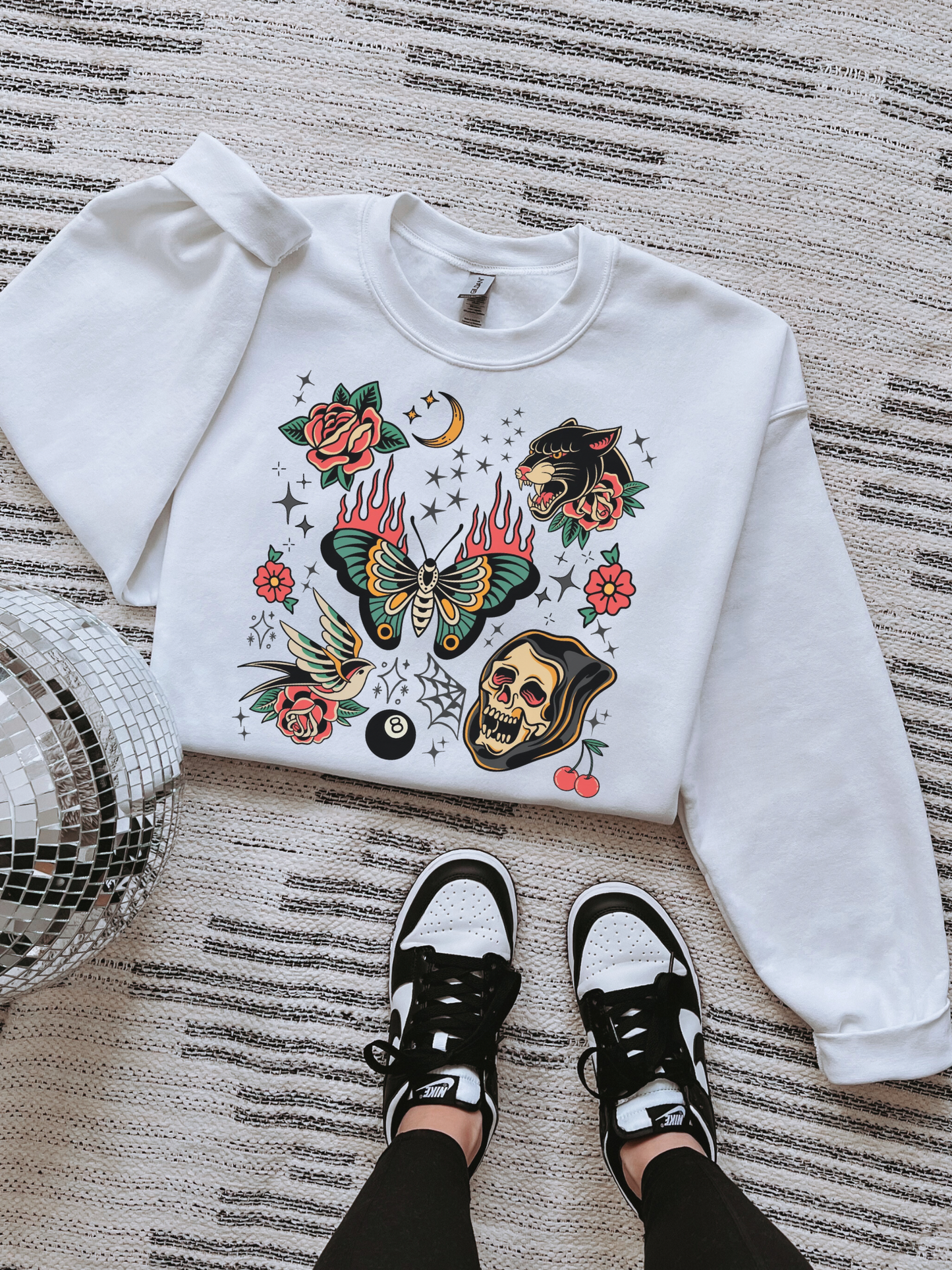 Trad Tattoo TEE or CREWNECK