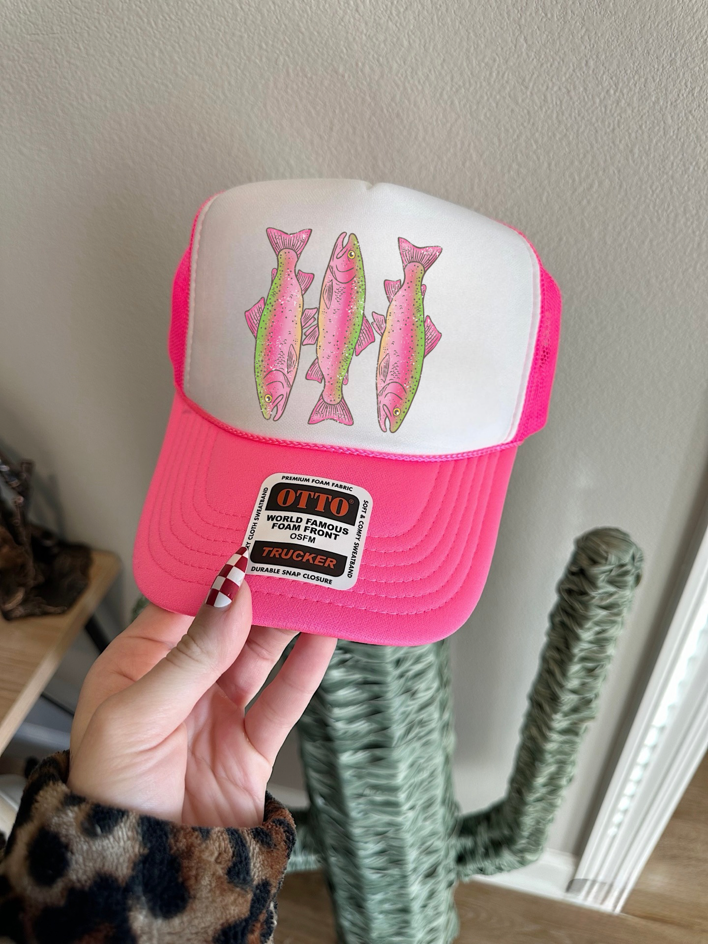 Cowgirl Trout Trucker Hat (Multiple Color Options)