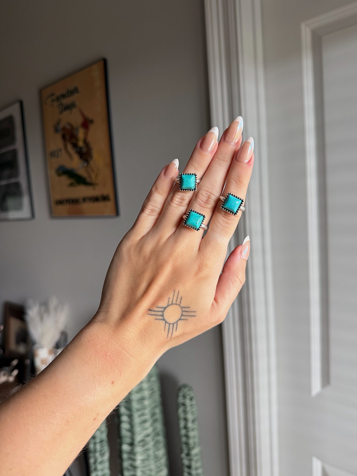Turquoise Square Ring