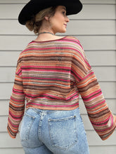 Load image into Gallery viewer, The Boho Stripped Sweater
