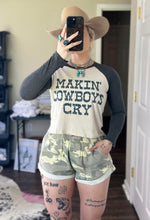 Load image into Gallery viewer, Makin’ Cowboys Cry Crop
