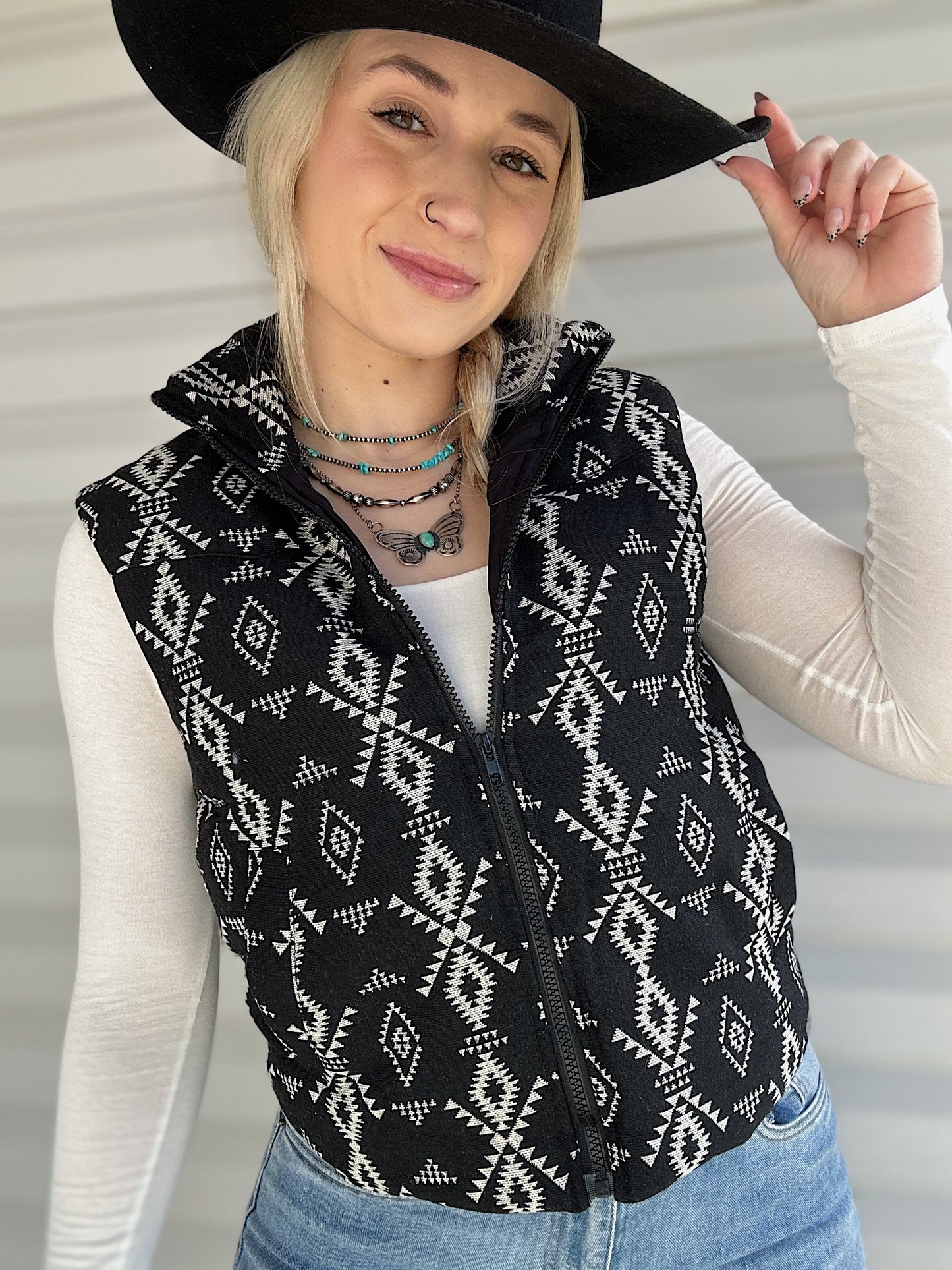 The Aztec Puffer Vest
