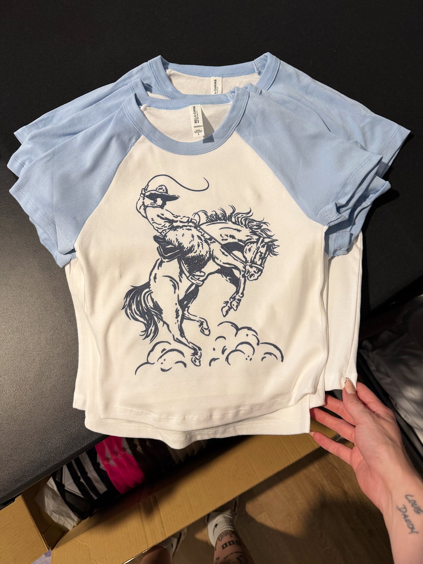 Cowboy Doodle Baby Tee