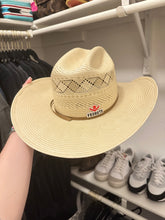 Load image into Gallery viewer, Straw Pro Hats Size 7 NEVER WORN
