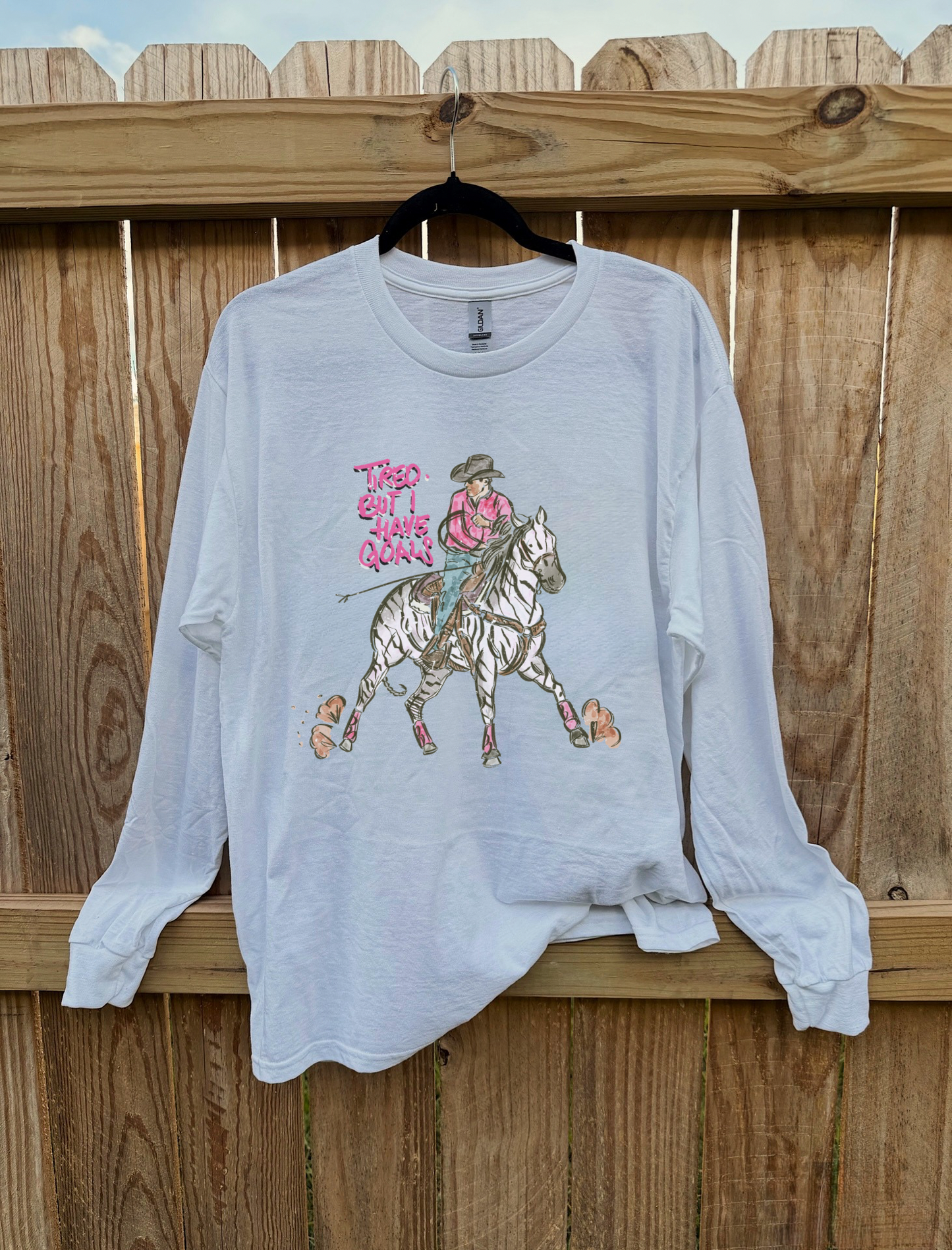 Tired But I Have Goals Long Sleeve Tee