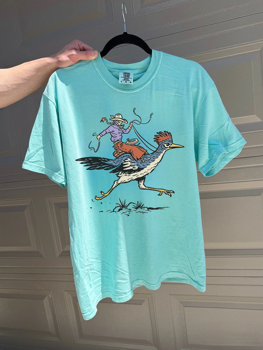 Cowgirl Roadrunner COMFORT COLORS TEE