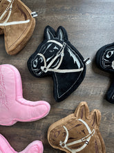 Load image into Gallery viewer, Show Pony Pillow (Black)

