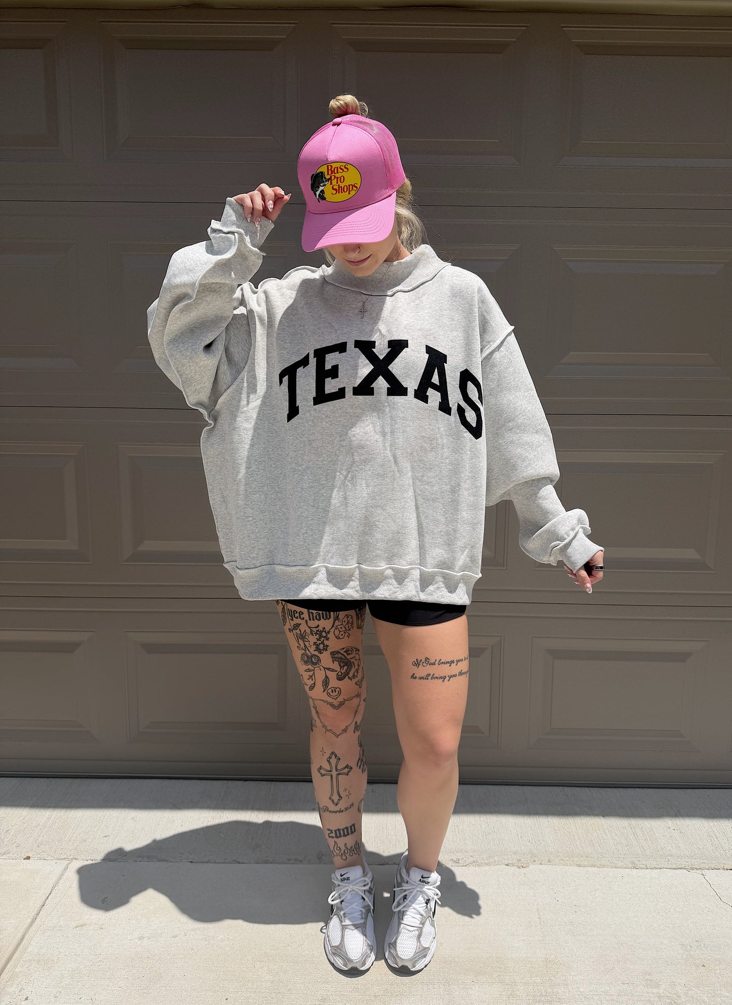 Texas Reversible Mock Neck Sweatshirt